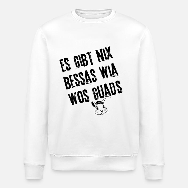 Guads Vibes Only | Redewendung - Stanley/Stella Unisex Bio-Sweatshirt ROLLER - Weiß