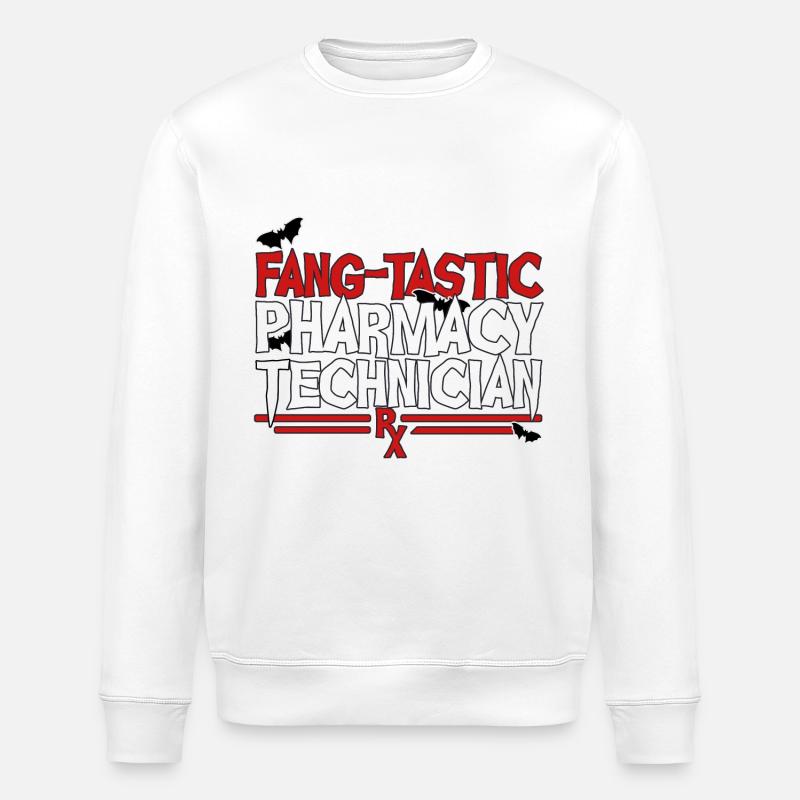 PTA Halloween - Stanley/Stella ROLLER Unisex Organic Sweatshirt - white