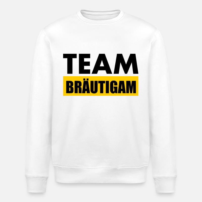 Team bräutigam - Stanley/Stella Unisex Bio-Sweatshirt ROLLER - Weiß