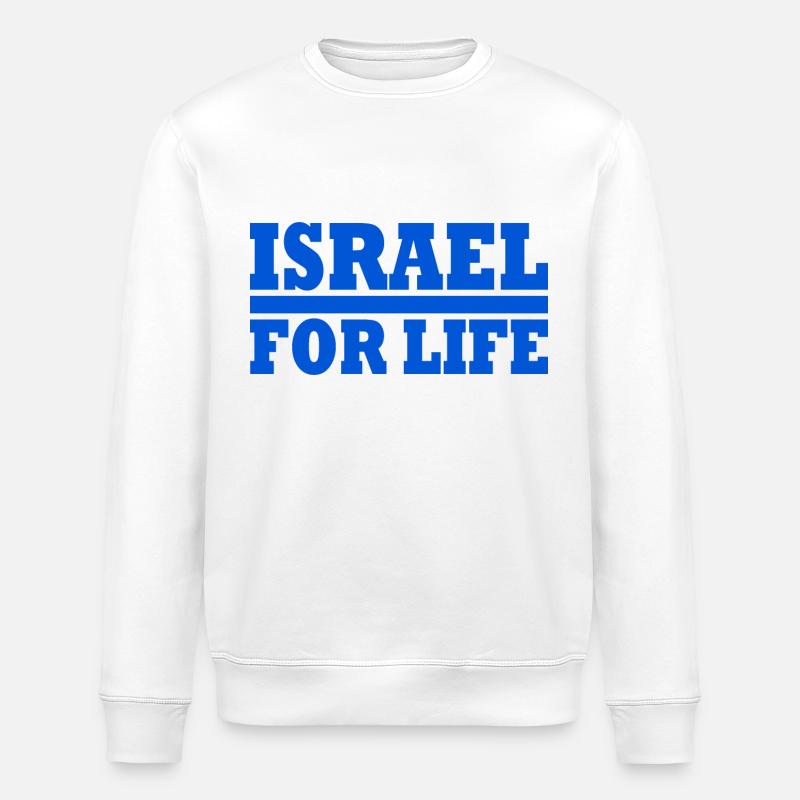Israel - Stanley/Stella Unisex Bio-Sweatshirt ROLLER - Weiß