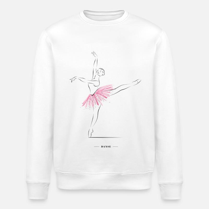 danseuse de ballet - Sweat bio ROLLER Stanley/Stella Unisexe - blanc