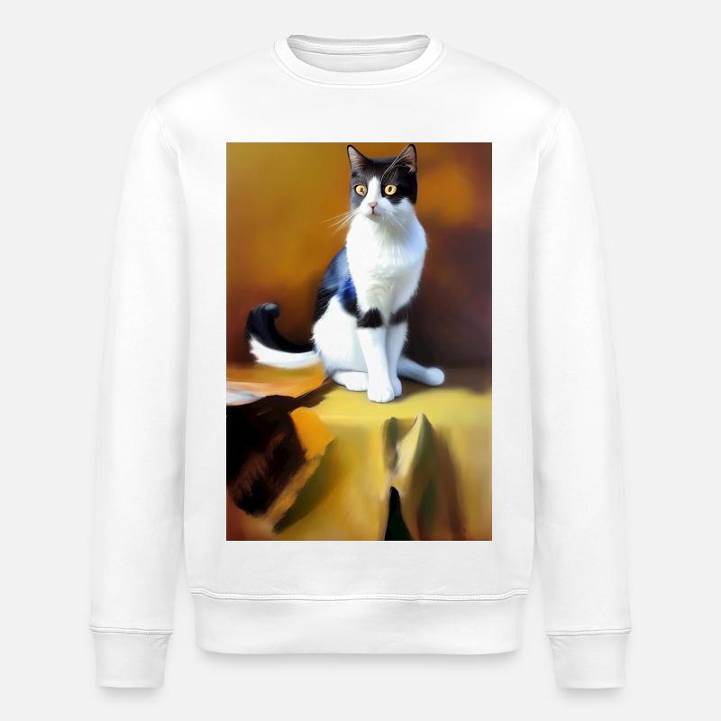 Image du chat - Sweat bio ROLLER Stanley/Stella Unisexe - blanc