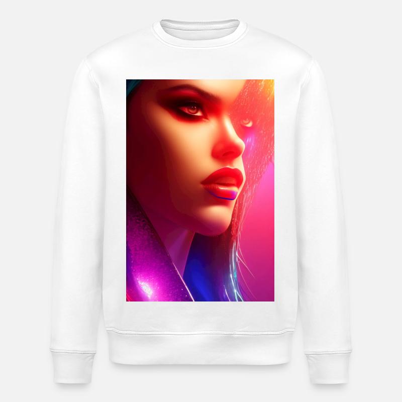 Schöne Frau - Stanley/Stella Unisex Bio-Sweatshirt ROLLER - Weiß