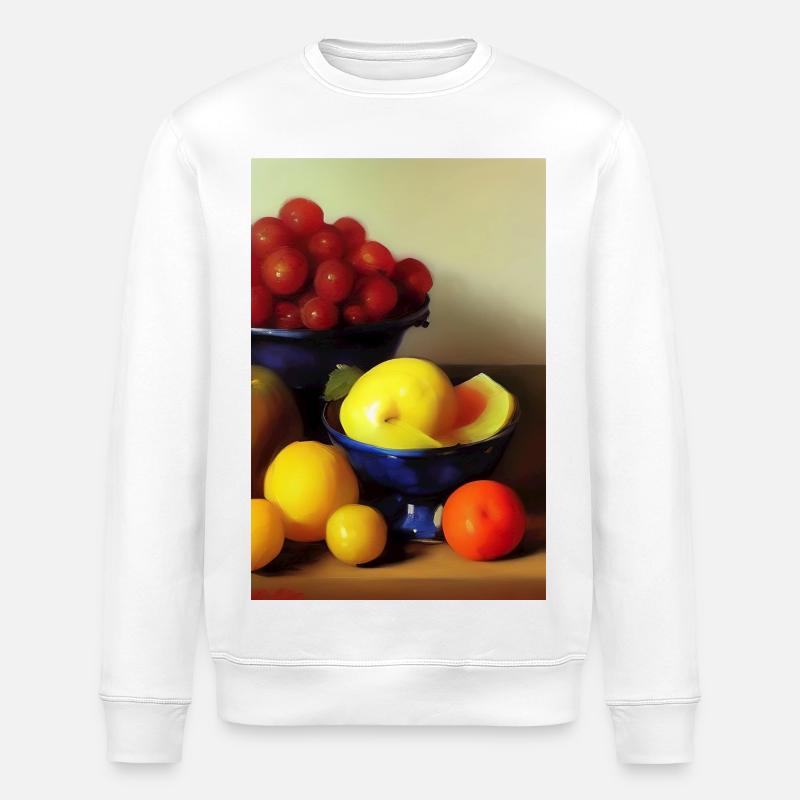 Fruit - Stanley/Stella ROLLER Unisex Organic Sweatshirt - white