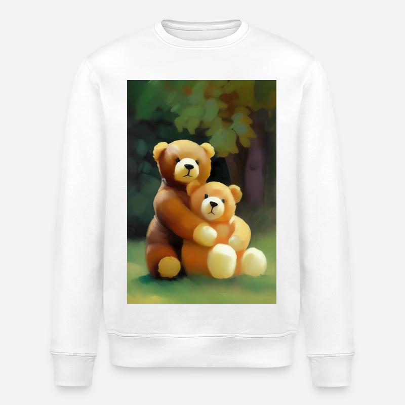Nounours - Sweat bio ROLLER Stanley/Stella Unisexe - blanc