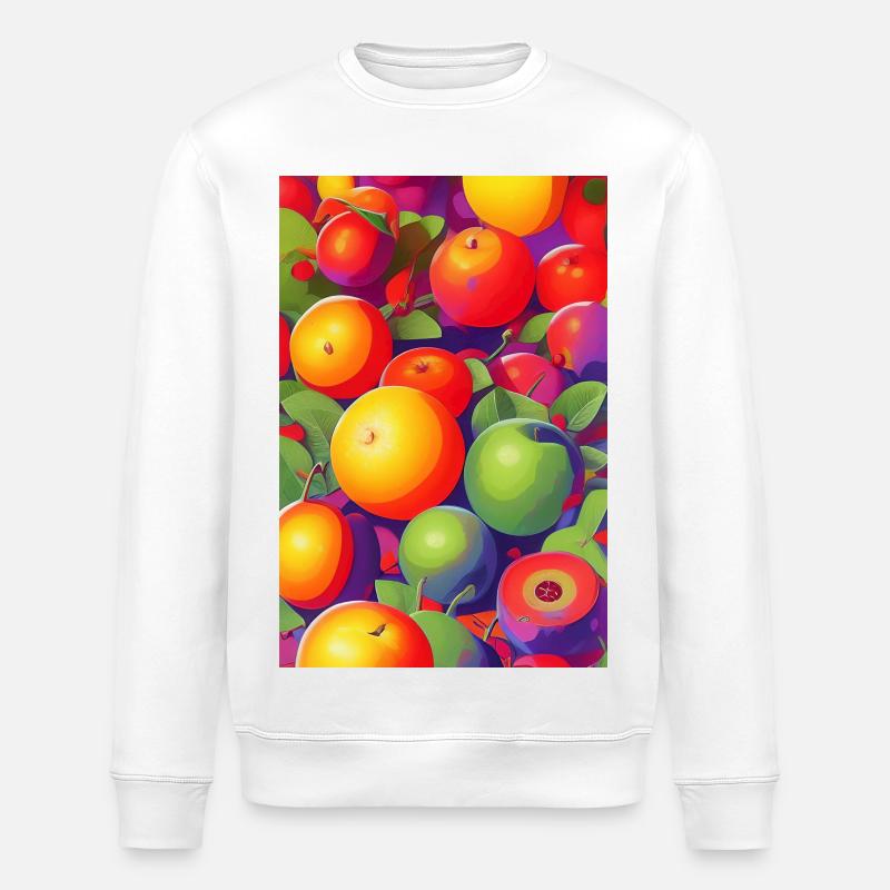 Fruit - Sweat bio ROLLER Stanley/Stella Unisexe - blanc