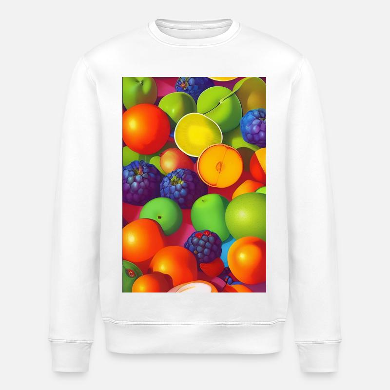 Fruit - Stanley/Stella ROLLER Unisex Organic Sweatshirt - white