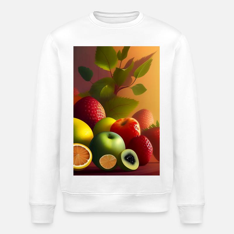 Fruit - Sweat bio ROLLER Stanley/Stella Unisexe - blanc