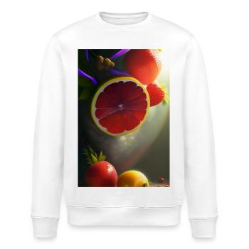 Fruit - Sweat bio ROLLER Stanley/Stella Unisexe - blanc - Devant - Nik (191cm)