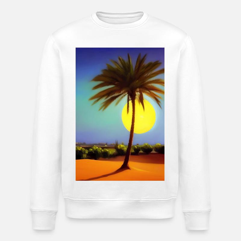 Arabische Wüste - Stanley/Stella Unisex Bio-Sweatshirt ROLLER - Weiß