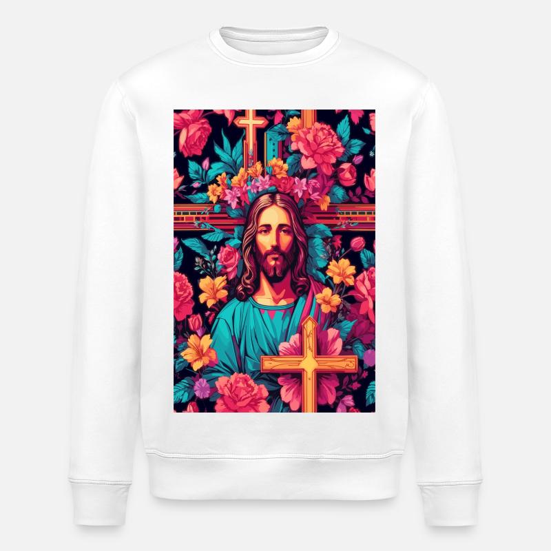 Mon Dieu - Sweat bio ROLLER Stanley/Stella Unisexe - blanc