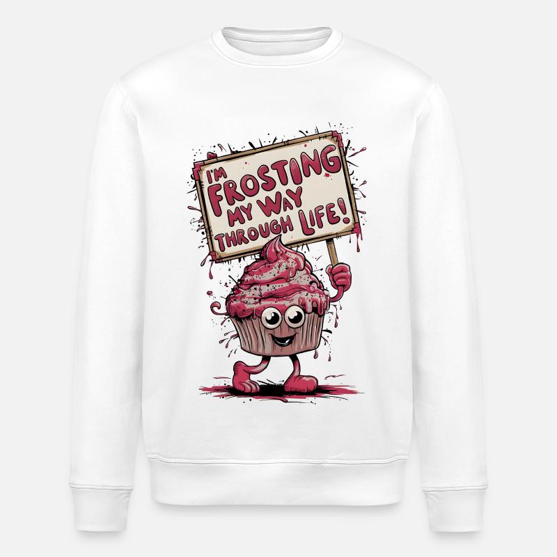 Frosting My Way - Stanley/Stella Unisex Bio-Sweatshirt ROLLER - Weiß