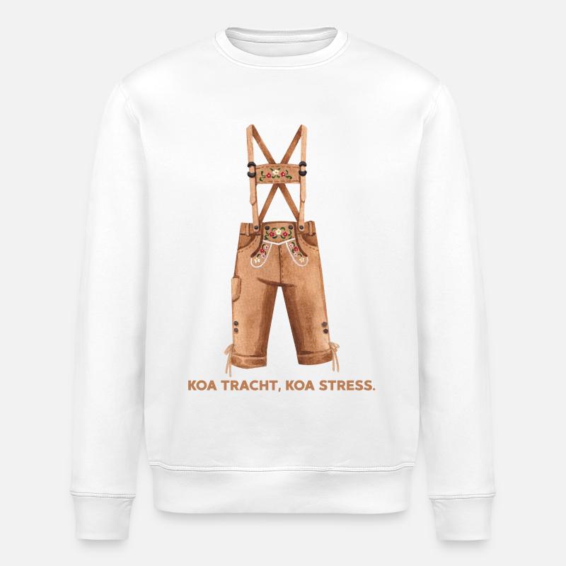 Koa Tracht - Koa Stress - Stanley/Stella Unisex Bio-Sweatshirt ROLLER - Weiß