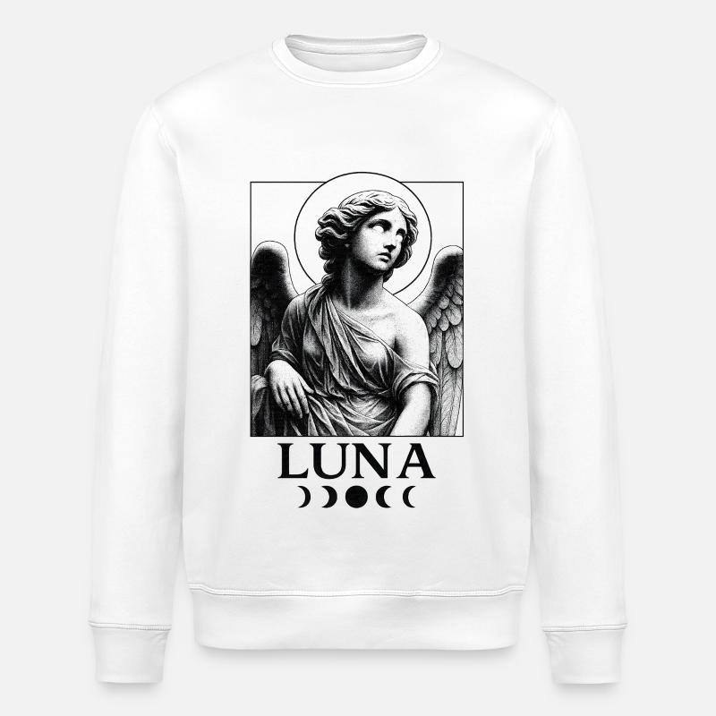 Luna Ascendant – White Edition - Stanley/Stella Unisex Bio-Sweatshirt ROLLER - Weiß