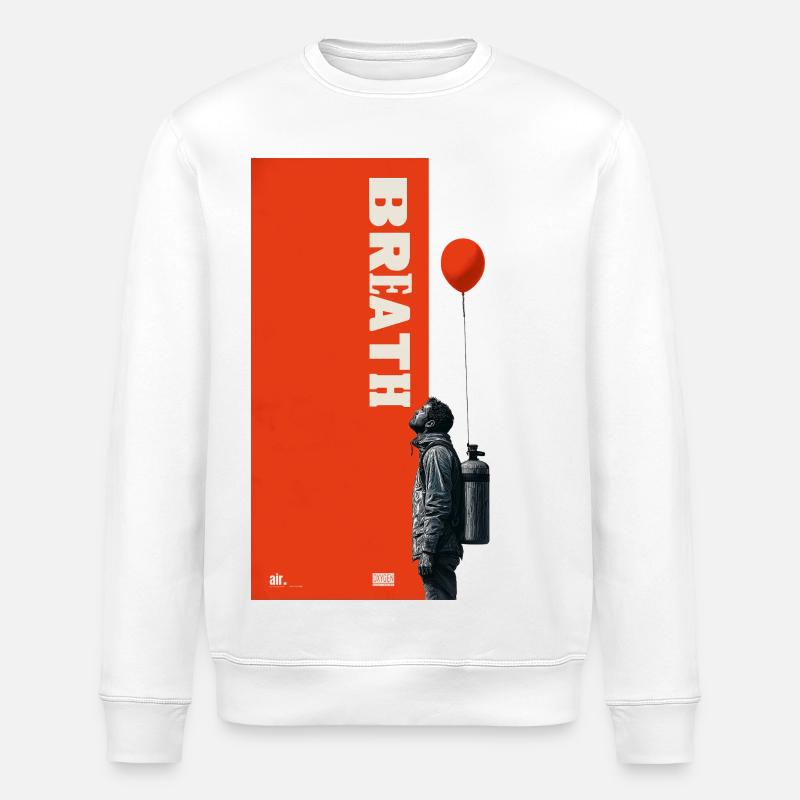Breath natur - Stanley/Stella Unisex Bio-Sweatshirt ROLLER - Weiß