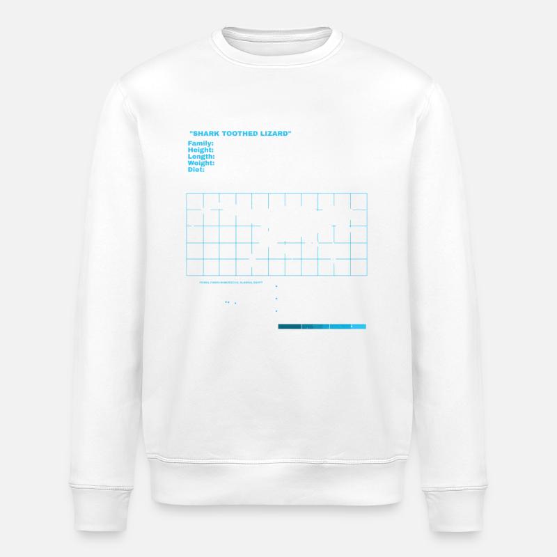 Fiche technique de Carcharodontosaurus - Sweat bio ROLLER Stanley/Stella Unisexe - blanc