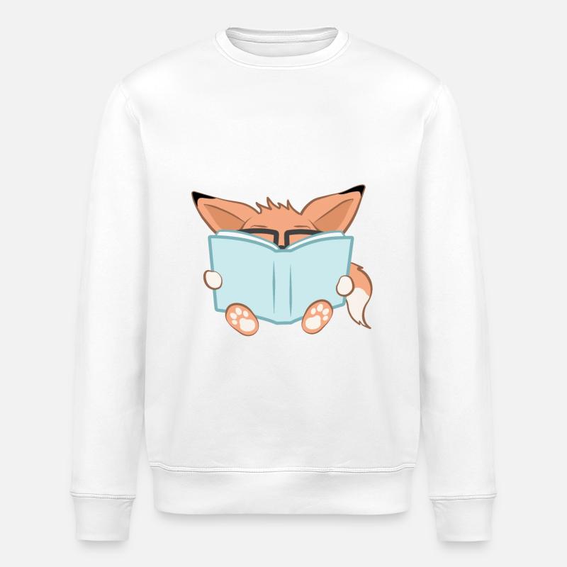 Nerd Fuchs - Stanley/Stella Unisex Bio-Sweatshirt ROLLER - Weiß