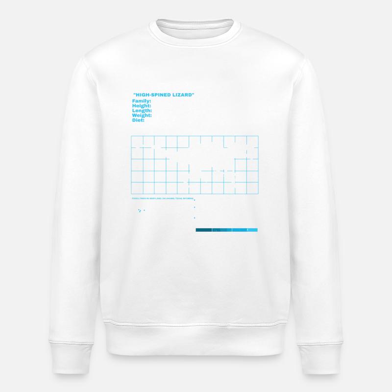 Acrocanthosaurus Datasheet - Stanley/Stella ROLLER Unisex Organic Sweatshirt - white