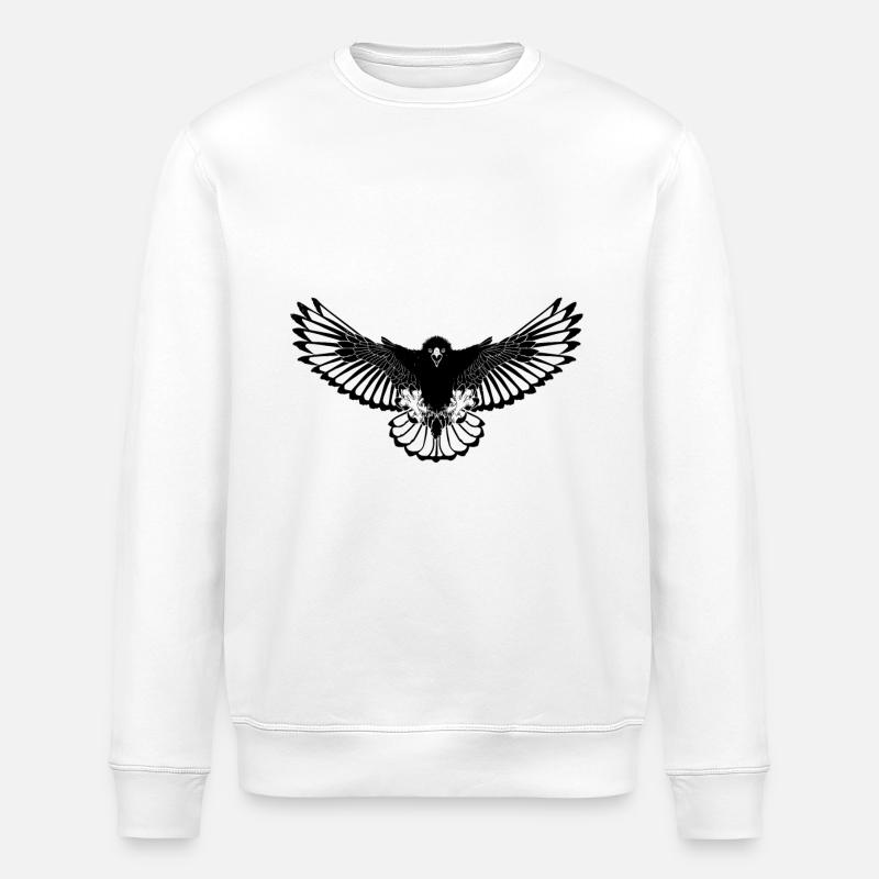 Savate Kickboxen Adler - Stanley/Stella Unisex Bio-Sweatshirt ROLLER - Weiß