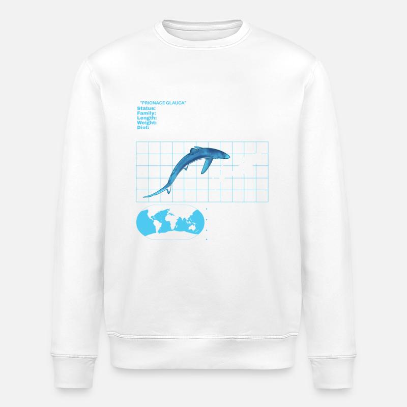 Blauhai Datenblatt Fact Sheet - Stanley/Stella Unisex Bio-Sweatshirt ROLLER - Weiß