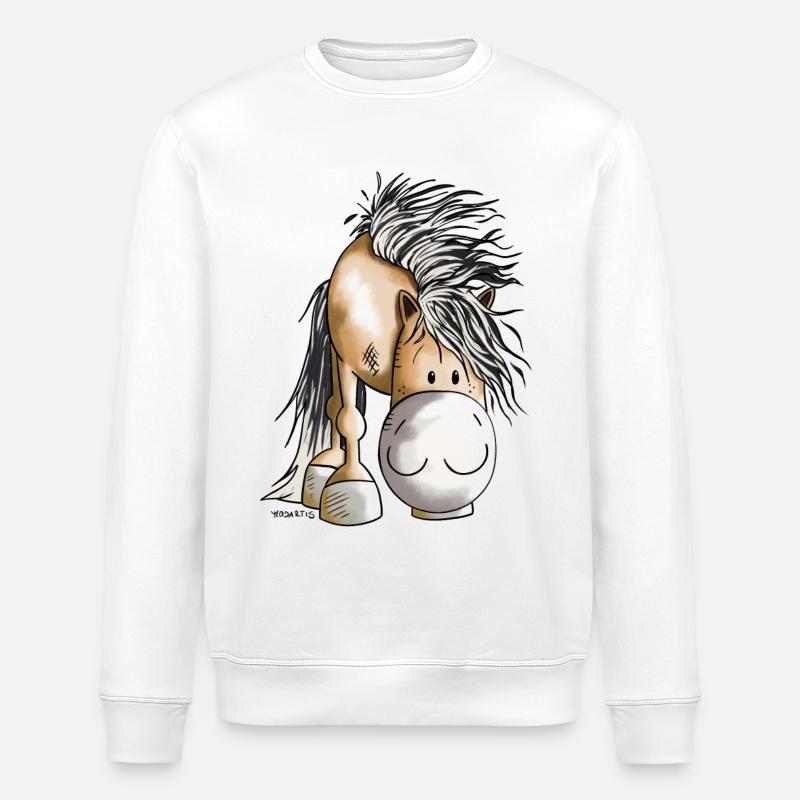 Niedlicher Norweger - Stanley/Stella Unisex Bio-Sweatshirt ROLLER - Weiß