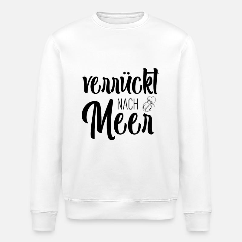 Fou de la mer - Sweat bio ROLLER Stanley/Stella Unisexe - blanc