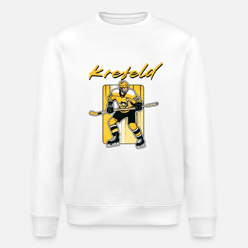 Krefeld Eishockey - Stanley/Stella Unisex Bio-Sweatshirt ROLLER - Weiß