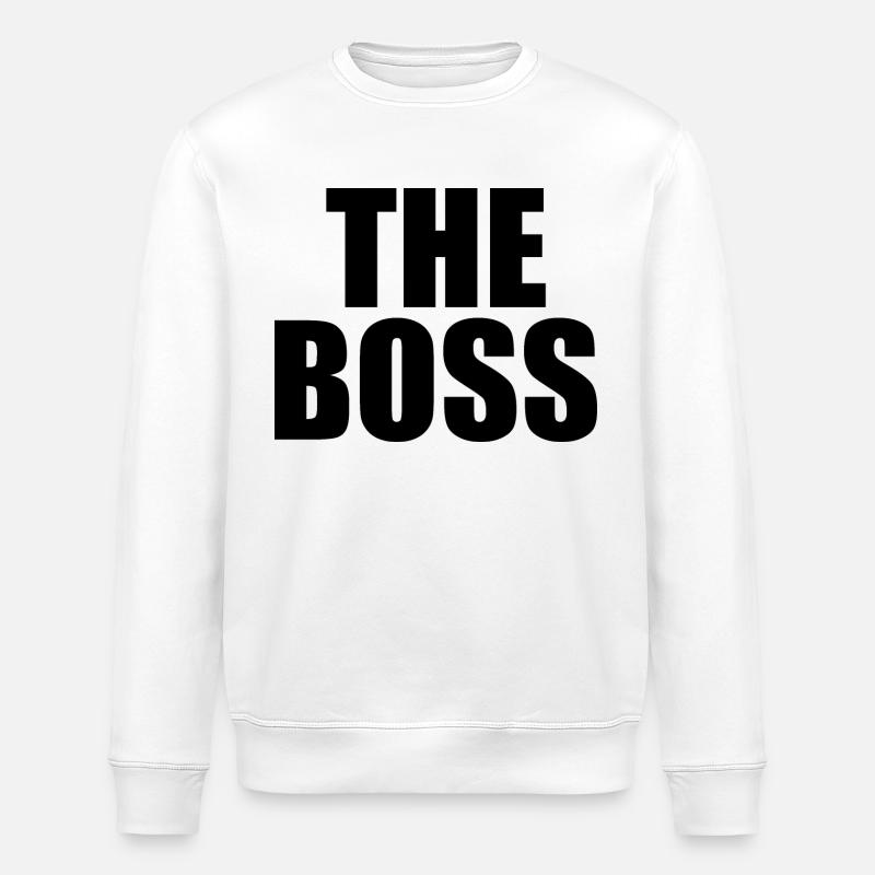 The boss - Stanley/Stella Unisex Bio-Sweatshirt ROLLER - Weiß