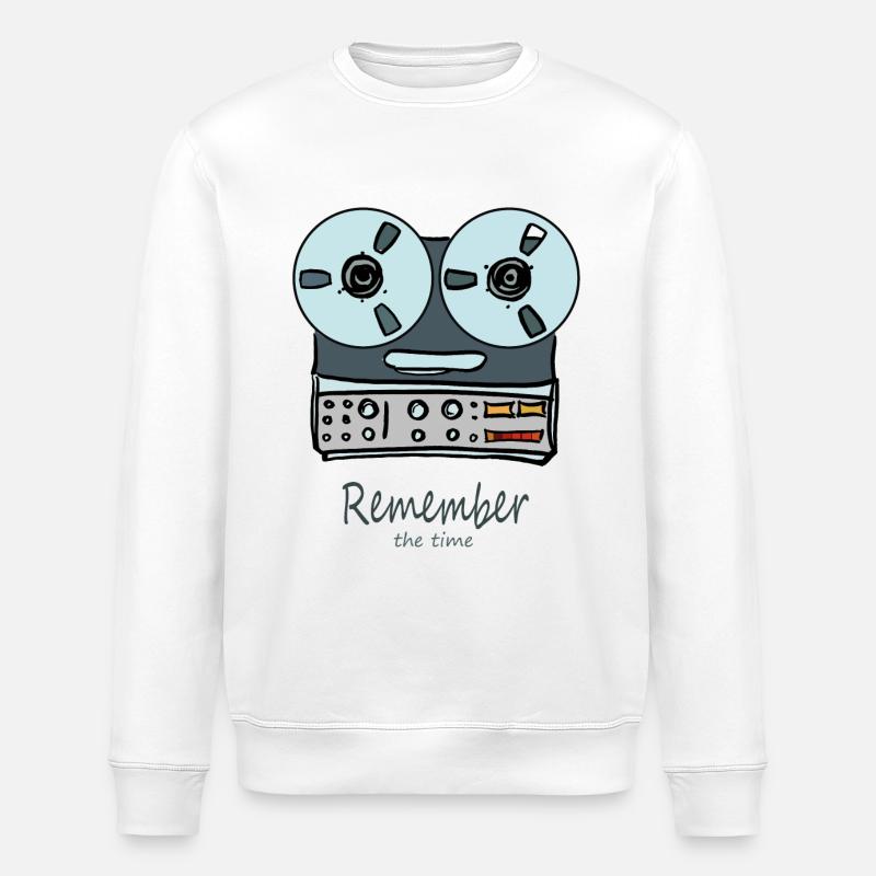 RememberTonband - Sweat bio ROLLER Stanley/Stella Unisexe - blanc