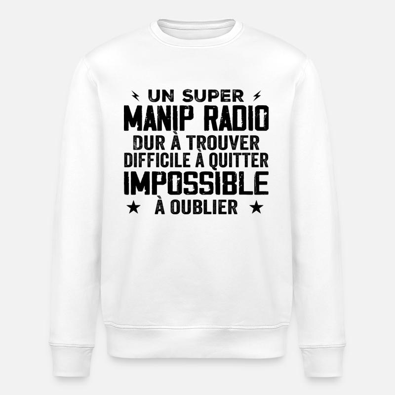Ein Hilfsfunker - Stanley/Stella Unisex Bio-Sweatshirt ROLLER - Weiß