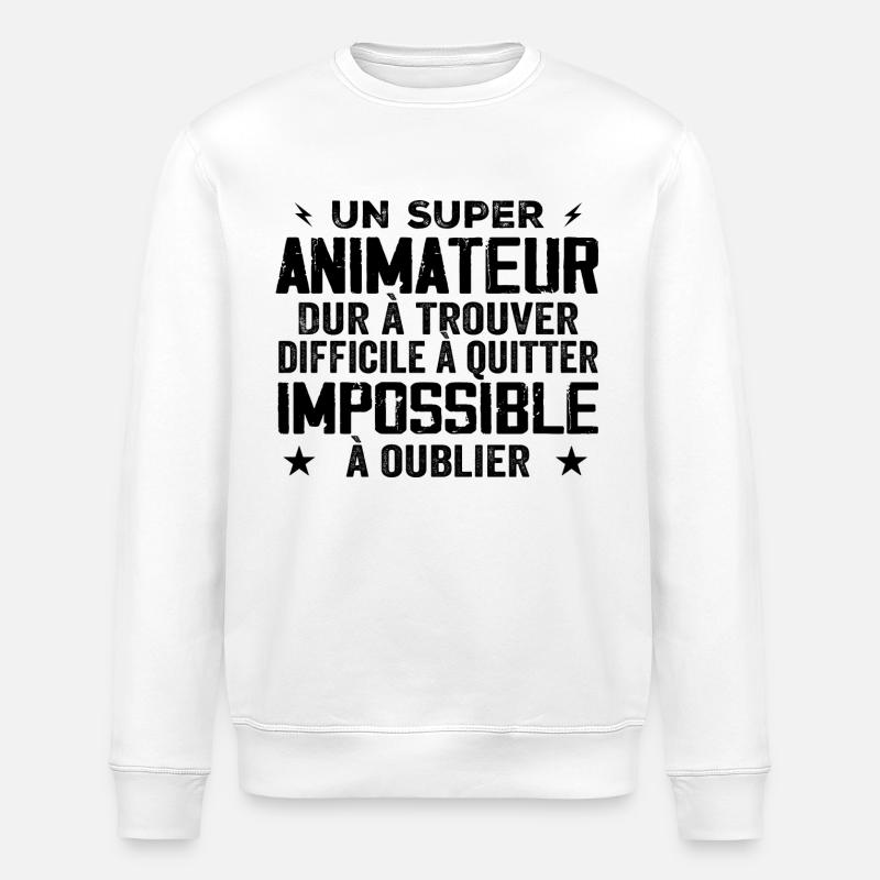 Toller Gastgeber - Stanley/Stella Unisex Bio-Sweatshirt ROLLER - Weiß