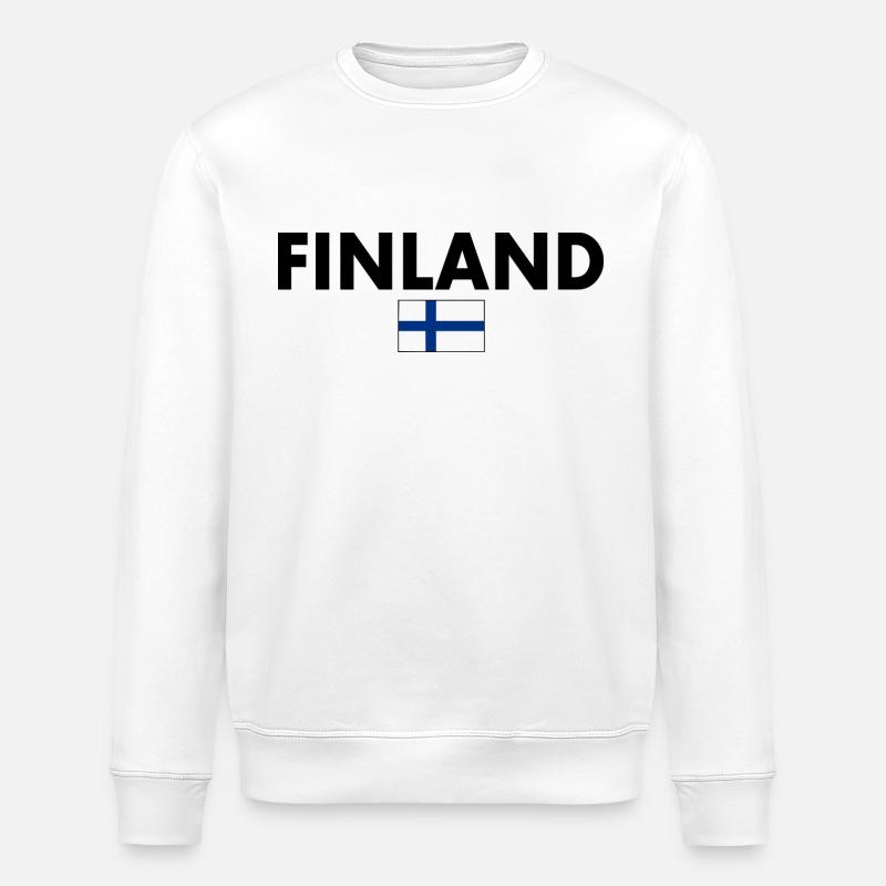 Finlande - Sweat bio ROLLER Stanley/Stella Unisexe - blanc