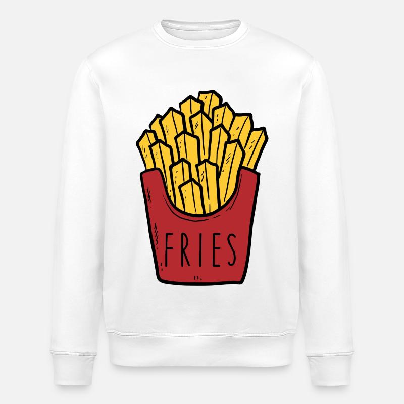 Fries - Stanley/Stella Unisex Bio-Sweatshirt ROLLER - Weiß