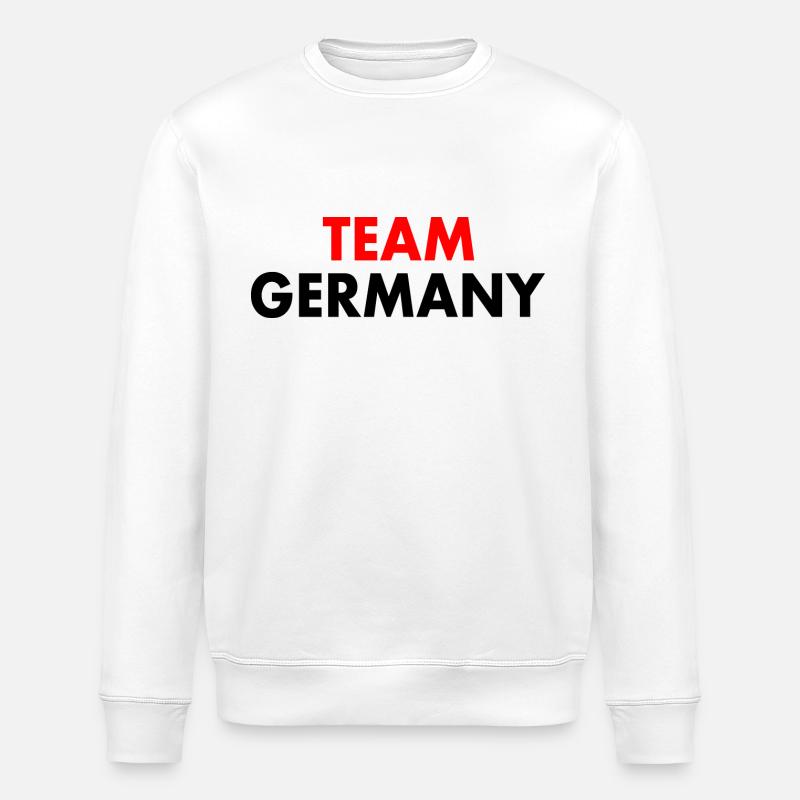Team germany - Stanley/Stella Unisex Bio-Sweatshirt ROLLER - Weiß