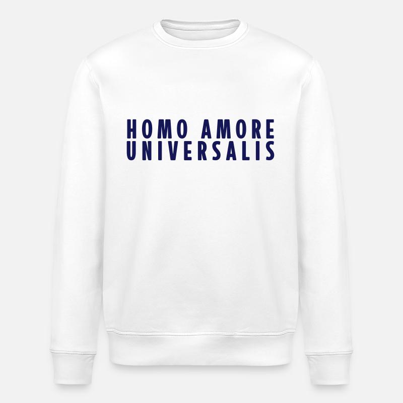 Homo Amore Universalis - Sweat bio ROLLER Stanley/Stella Unisexe - blanc