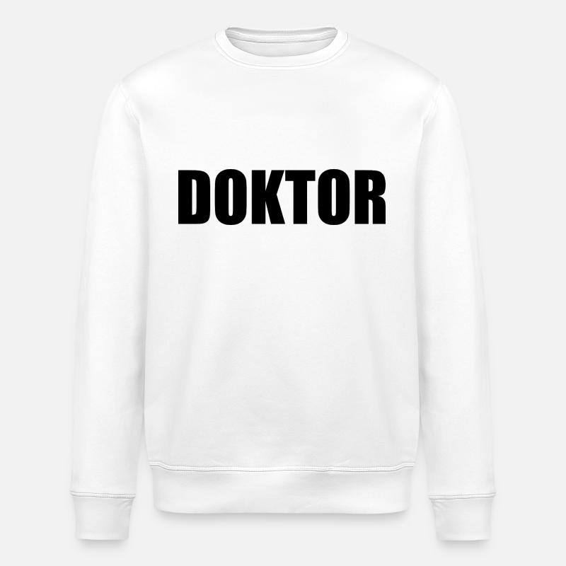 Doktor - Sweat bio ROLLER Stanley/Stella Unisexe - blanc