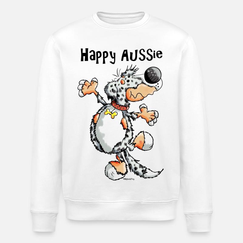 Mignon Berger Australien - Sweat bio ROLLER Stanley/Stella Unisexe - blanc