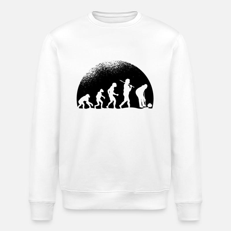 Evolution Curling - Stanley/Stella Unisex Bio-Sweatshirt ROLLER - Weiß