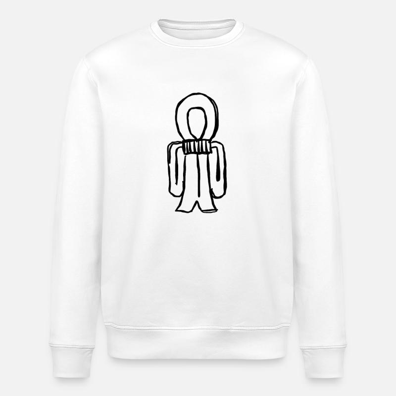 Egypte Symbole Ancien Tiet - Sweat bio ROLLER Stanley/Stella Unisexe - blanc