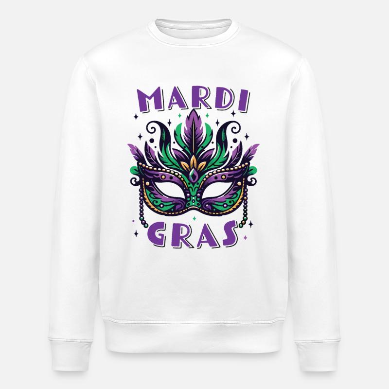 Karneval - Stanley/Stella Unisex Bio-Sweatshirt ROLLER - Weiß