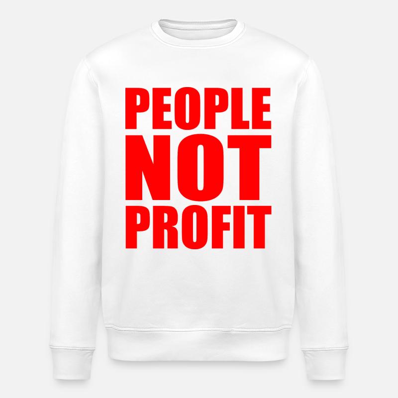 People not profit - Sweat bio ROLLER Stanley/Stella Unisexe - blanc