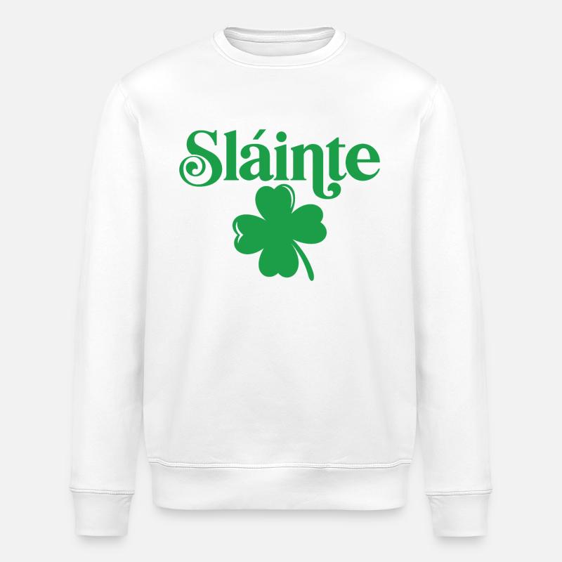 Sláinte - Sweat bio ROLLER Stanley/Stella Unisexe - blanc