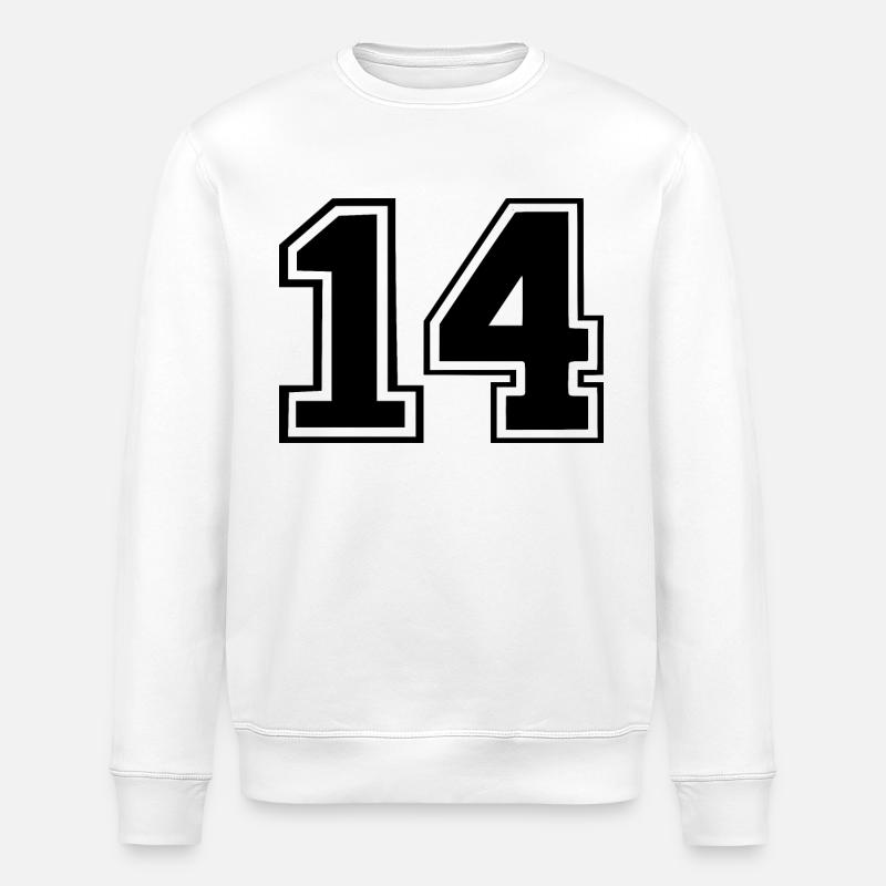 14 - Stanley/Stella ROLLER Unisex Organic Sweatshirt - white