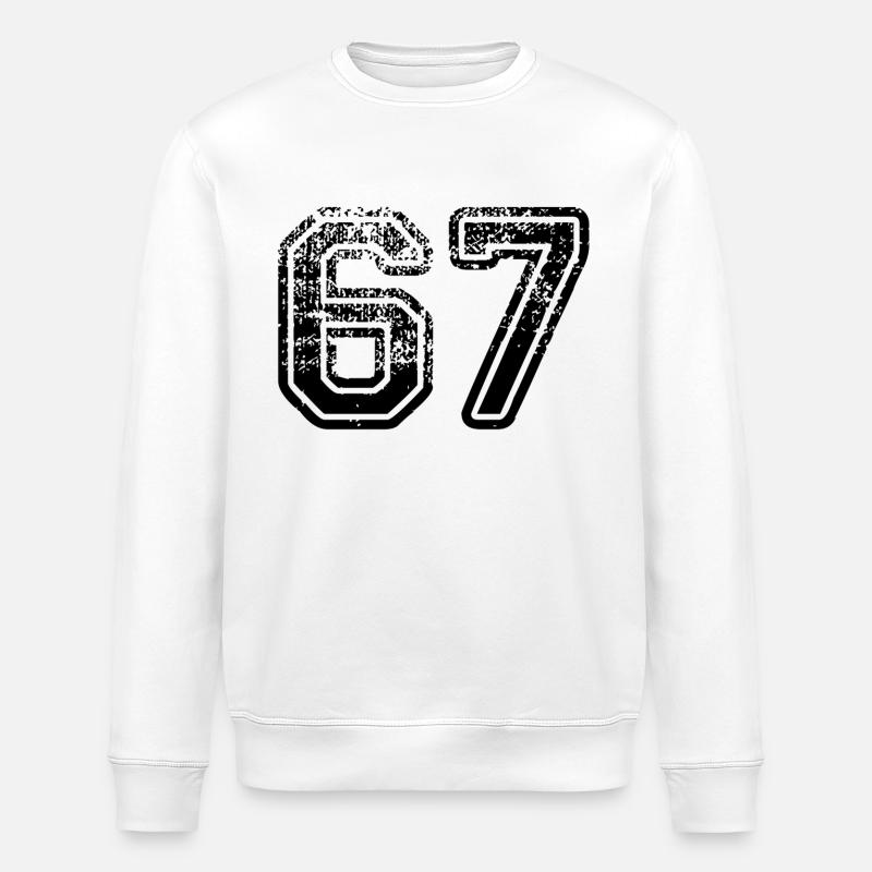 67 - Stanley/Stella ROLLER Unisex Organic Sweatshirt - white