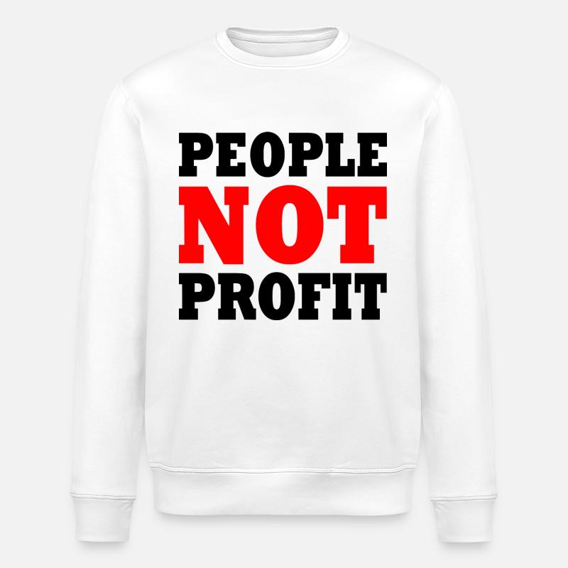 People not profit - Sweat bio ROLLER Stanley/Stella Unisexe - blanc