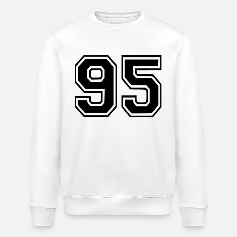 95 - Stanley/Stella ROLLER Unisex Organic Sweatshirt - white