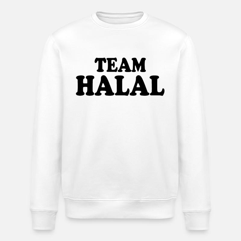 Team halal - Stanley/Stella Unisex Bio-Sweatshirt ROLLER - Weiß