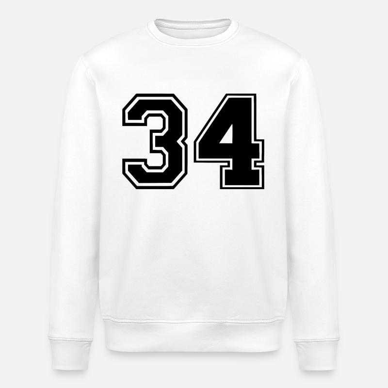 34 - Stanley/Stella ROLLER Unisex Organic Sweatshirt - white