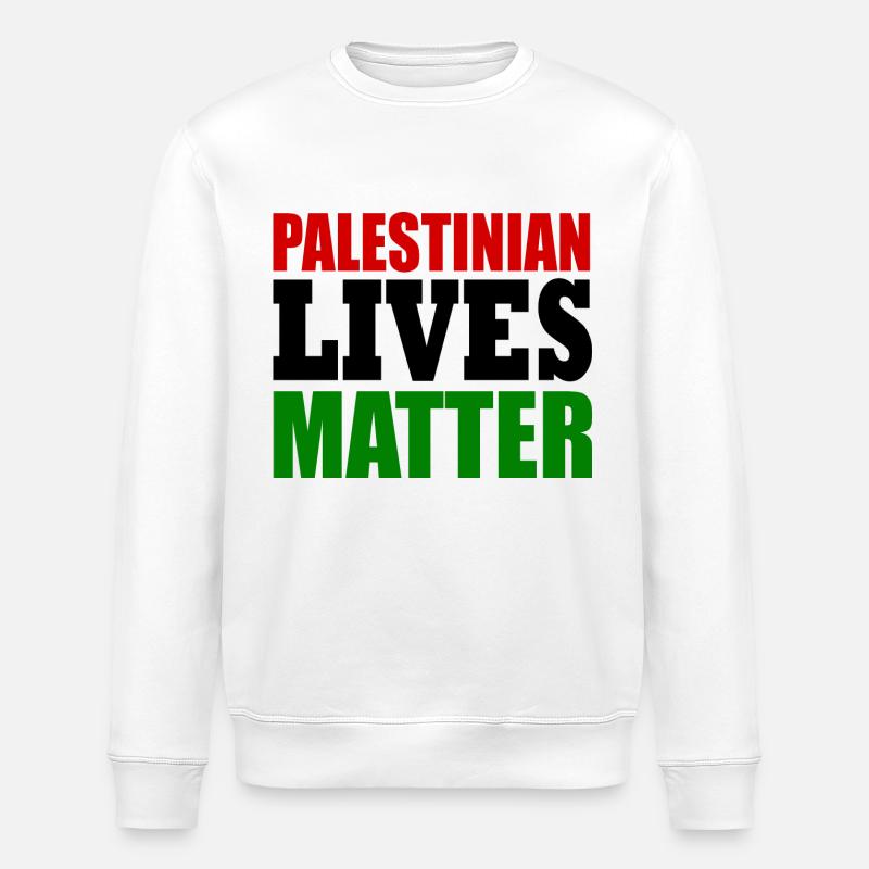 palestinian lives matter - Sweat bio ROLLER Stanley/Stella Unisexe - blanc