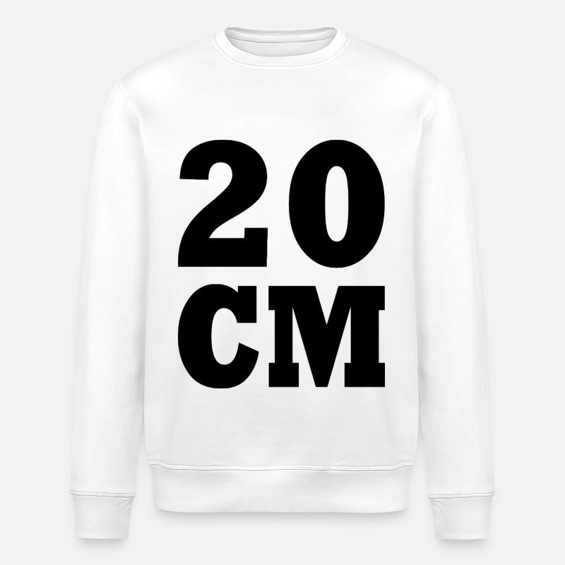 20 cm - Stanley/Stella ROLLER Unisex Organic Sweatshirt - white